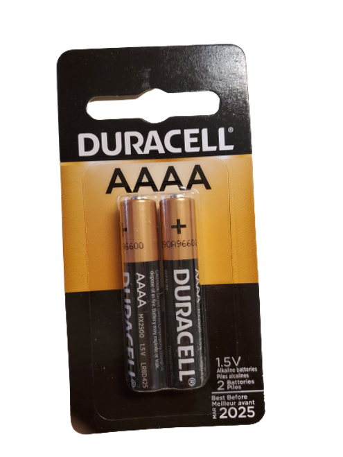 Duracell Ultra AAAA Alkaline Battery 1.5V LR8D425, E96,MN2500, MX2500, 2 PACK