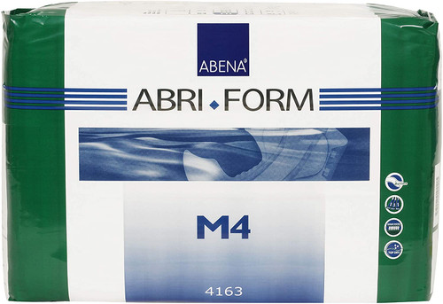 Abena Abri-Form Comfort Plastic-Backed Briefs, Level 4, Medium, 14 Count