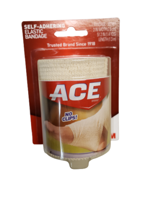 ACE Self-Adhering Bandage, 3 Inches, 1 each