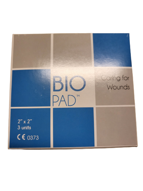 BioPad Collagen Wound Dressing 2" x 2" (Box of 3)