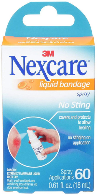 3m Nexcare No Sting Liquid Bandage Spray - 0.6oz