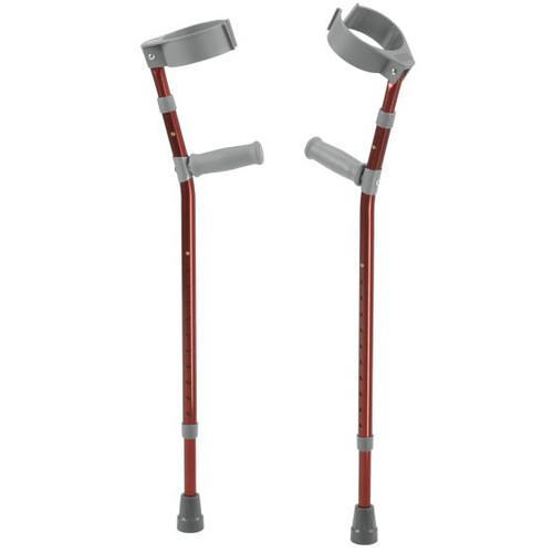 Inspired by Drive Pediatric Forearm Crutches, Castle Red, Small