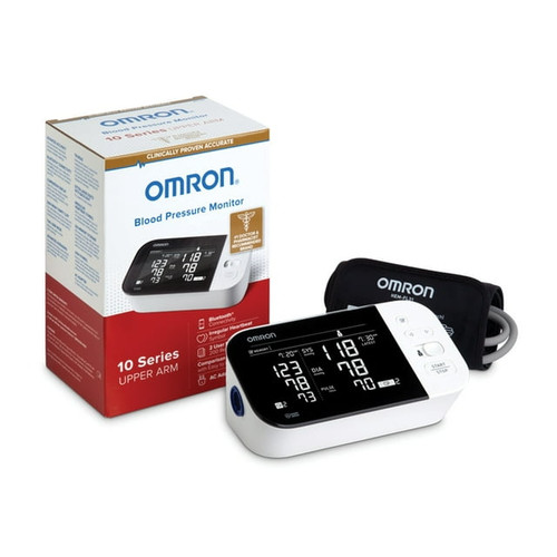 OMRON 10 Series Blood Pressure Monitor (BP7450), Upper Arm Cuff Digital Bluetooth Blood Pressure Machine, Stores up to 200 Readings for Two Users (100 Readings Each)