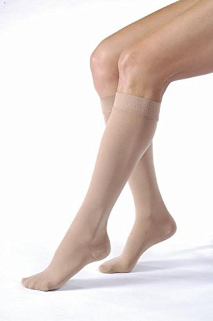 Jobst Relief 20-30 Closed Toe Knee High Compression Stockings, Beige, X-Large