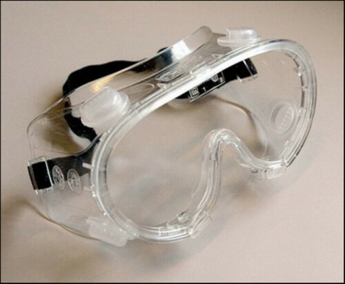 Safety Goggles Over Glasses Lab Work Eye Protective Eyewear Clear Lens Splash