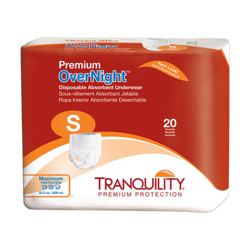 Tranquility 2114 Premium Overnight Pull On Diapers (Small) 80/Case