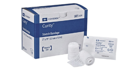 Cardinal Conform Stretch Bandage 2x75 Sterile 1 Ply Cotton Polyester Blend - Box Of 12 - Model 2231