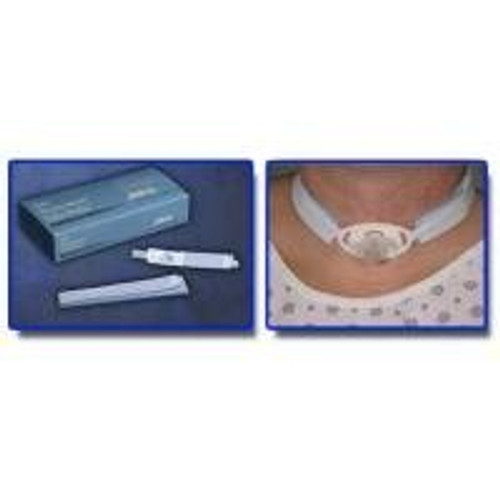 Dale Medical 240 Tracheostomy Tube Holder 1 Wide Neckband, Fits Up To 19.5 Neck, Blue (Pack Of 10)