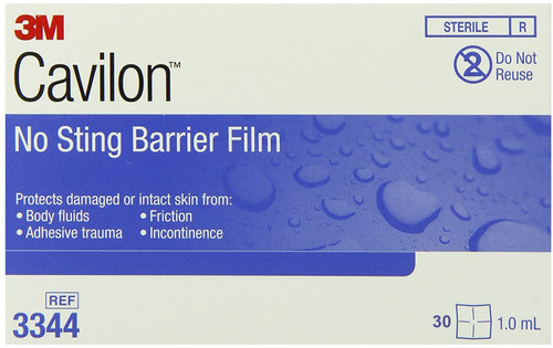 3M Cavilon No-Sting Barrier Film Box Of 30 Wipes #3344