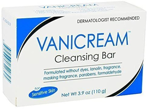 Vanicream Cleansing Bar For Sensitive Skin 3.90 Oz (Pack Of 2)