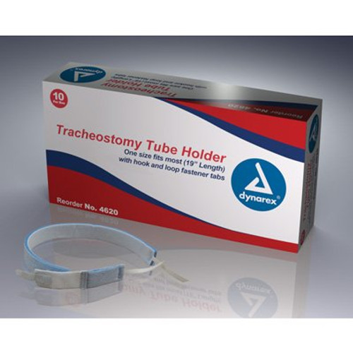 Dynarex Tracheostomy Tube Holder, Adult, Box/10