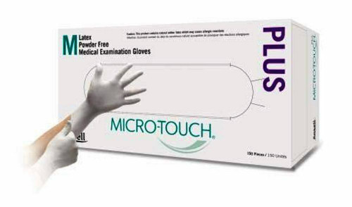 Ansell Latex Rubber Micro Touch Plus Exam Gloves -Small-150 Per Box!!!