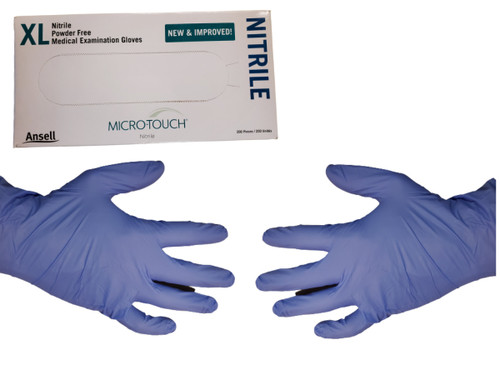 Glove, Exam Micro-Touch Nitrile Pf XLarge  (Units Per Box: 200)