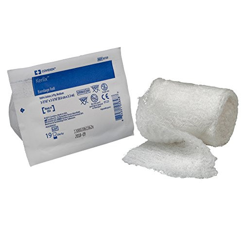 Covidien 6725 Kerlix Gauze Bandage Roll, Sterile In Soft Pouch, 3.4 X 3.6 Yd, 6-Ply