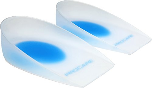 Procare Silicone Heel Cup Inserts, 1 Pair, Large/X-Large (Shoe Size: Men'S 9.5+ / Women'S 10+)