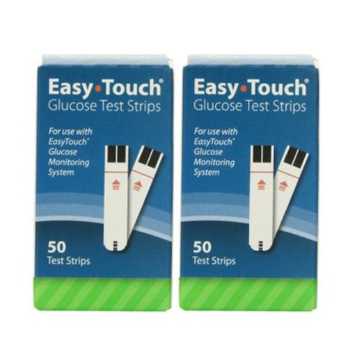 Easy Touch Blood Glucose Test Strips 50 Count , 5 Pack