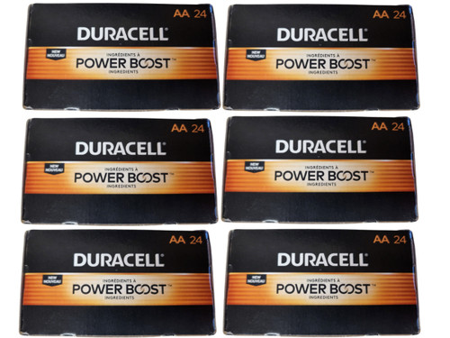 Duracell Coppertop AA Batteries, 144 Count case
