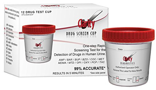 Drug Test Cup, 12 Different Drugs Screening Urine Test, 5 Minute Result, Professional Grade (1)