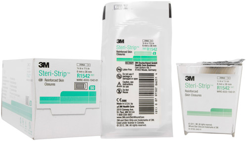 3M Steri-Strip Skin Closure - 1/4 X 1/2 -1 Envelope(6/Env)R1542