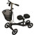 Roscoe Medical Knee Walker Scooter With Basket And Padded Seat, Black