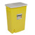 Covidien 8989 SharpSafety Chemotherapy Container with Hinged Lid, PGII, 18 gal Capacity, Yellow (Pack of 5)