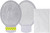 Halo Chest Seal and Vent Combo w/Absorbant Pad, High Performance Occlusive Dressing for Trauma Wounds, IFAK Kits