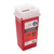 Medical 2 Quart Sharps Container Needle Disposal, Dimensions - 8.5 H X 3.5 L X 2.5 W By Dynarex