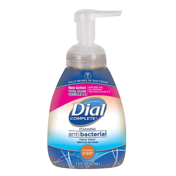 Dial Complete Hand Wash, Foaming, Antibacterial, Original Scent, 7.5 oz.