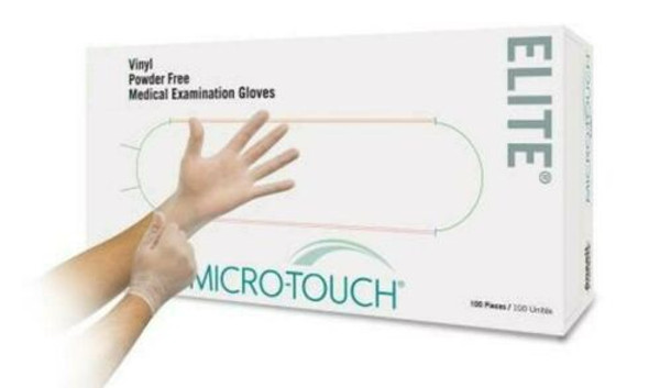 Micro-Touch Vinyl PF Gloves, Large Bx/100 by Ansel Perry
