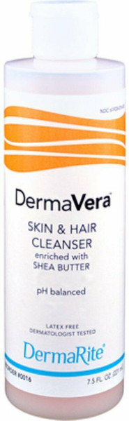 Derma Vera Body Wash & Shampoo, Shea Butter, 8 oz