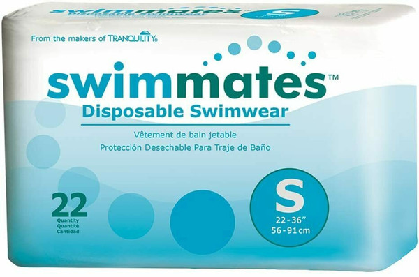 Swimmates Adult Bowel Containment Swim Brief Large, 2846 - Pack Of 18