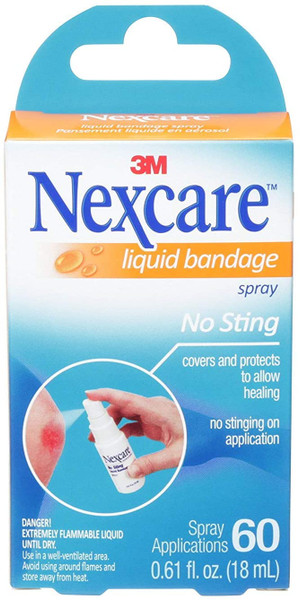 3m Nexcare No Sting Liquid Bandage Spray - 0.6oz