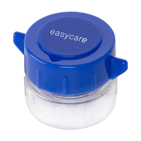 Blue top economical pill grinder with storage on top