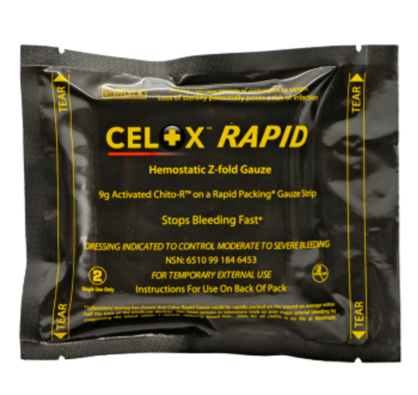 Celox RAPID Z-Folded Gauze, Each