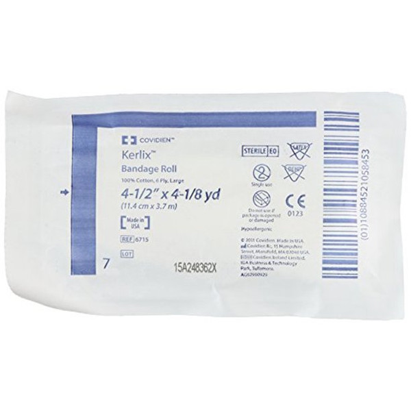 Dermacea Fluff Gauze Rolls Sterile 6Ply 4X4.1Yds By Covidien