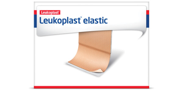 Leukoplast Strip Bandage Elastic/Fabric 3/4x3" Tan Sterile 100/Bx (Formerly Coverlet)