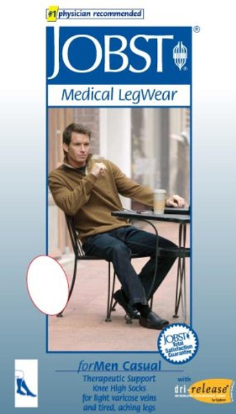 Jobst For Men Casual Support Socks 15-20Mmhg Large Tall Black