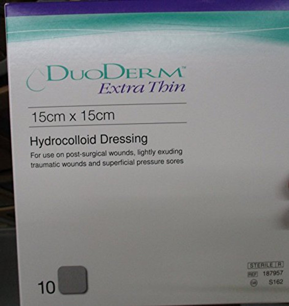 Convatec Duoderm Extra Thin Dressing, Square, 6 X 6, 10 Per Box