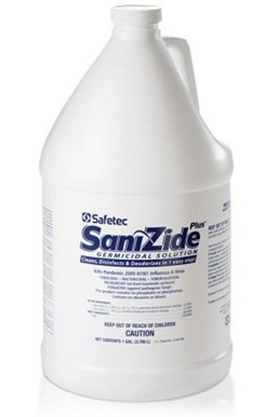 Safetec 34815 Sanizide Plus Surface Disinfectant Spray Bottle Gallon (Pack Of 4)