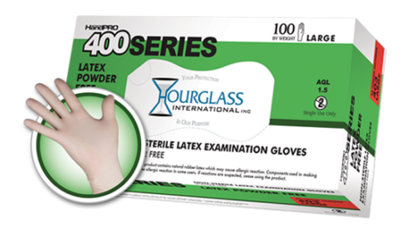 Latex Gloves Powder-Free, 5Mil Thick, Extra Large 80 Count/Box