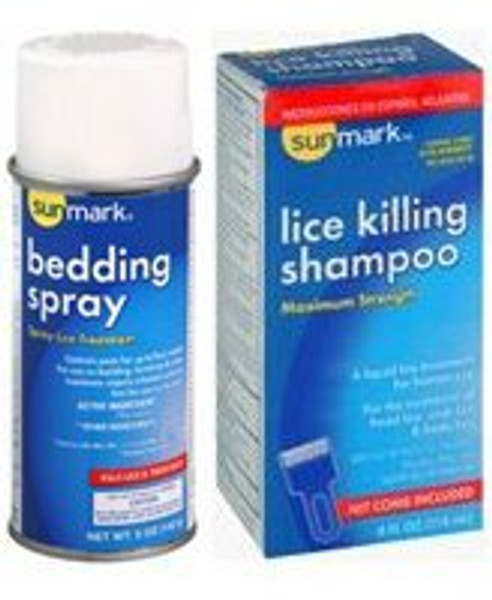 Lice Killing Shampoo Maximum Strength And Bedding Spray, Lice Kit
