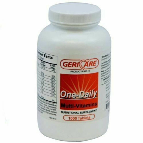 Geri-Care One-Daily Multivitamin Supplement Tablets 1000 Count