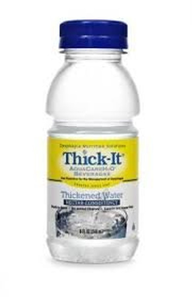 Thick-It Aquacare H2O: Pre-Thickened Water, Nectar-Thick Liquid, (1 Case: 24 X 8 Oz. Bottles)