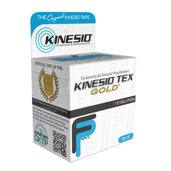 Kinesio Tape, Tex Gold Fp, 2 X 5.5 Yds, Blue, 6 Rolls