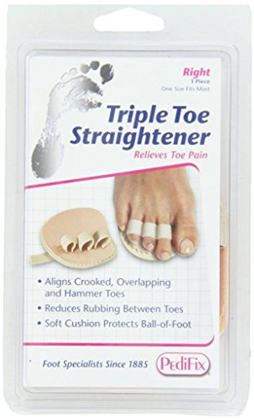 Pedifix Triple Toe Straightener, Right Foot