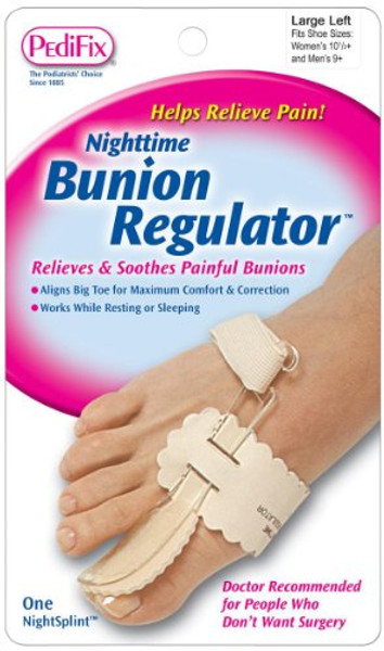 Pedifix Nighttime Bunion Regulator, Large Left