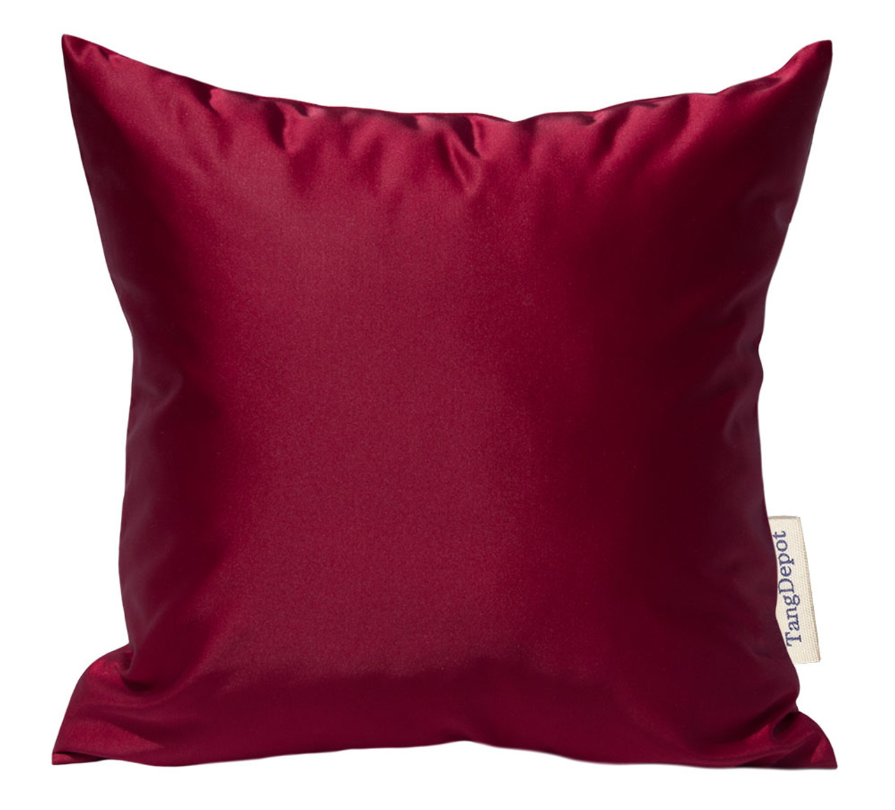 TangDepot Solid Silky Throw Pillow Covers, Shining and Luxury Cushion Covers