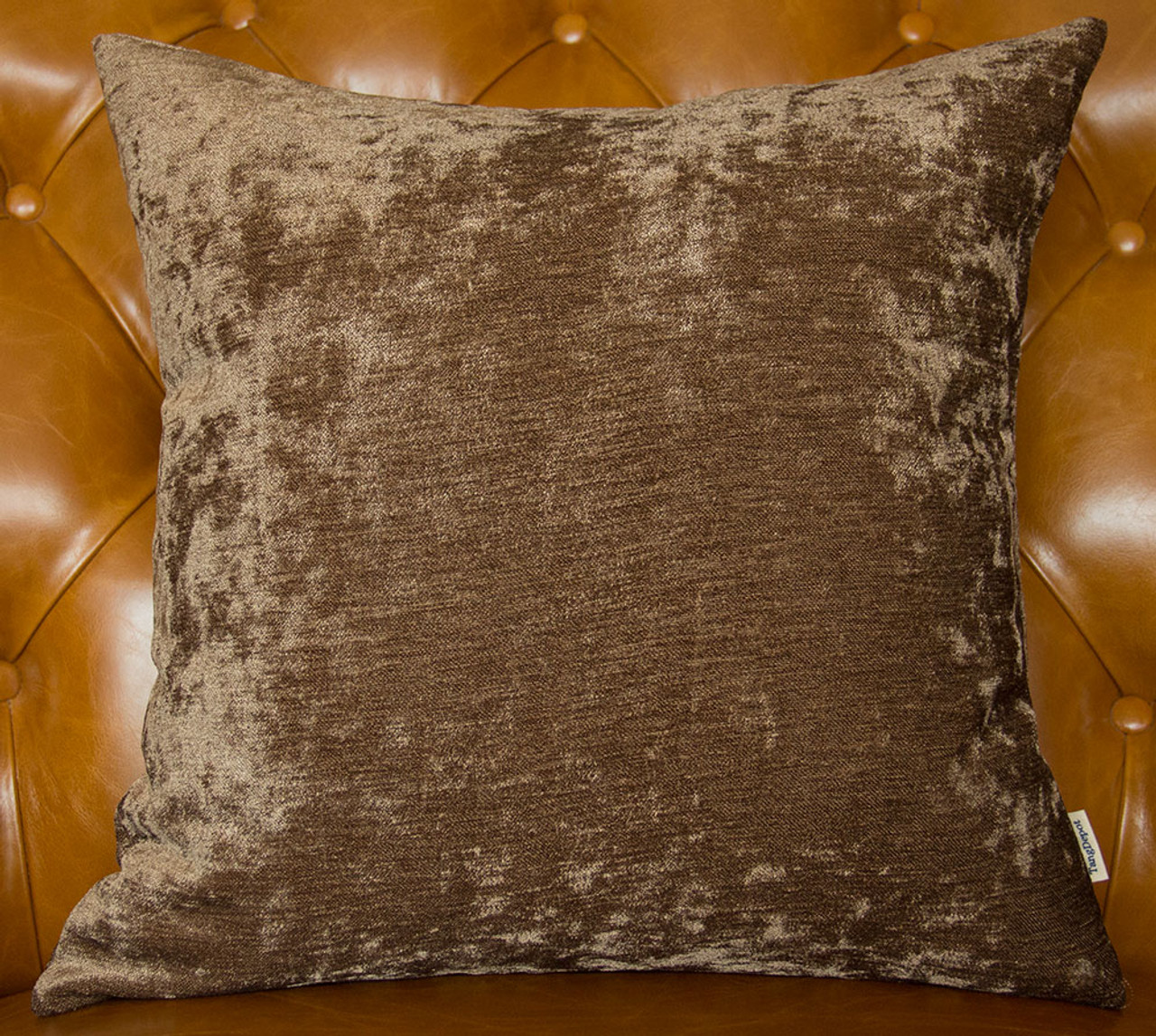 TangDepot Handmade Solid Chenille Decorative Throw Pillow Covers