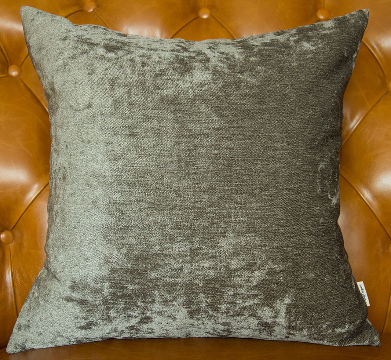 TangDepot Handmade Solid Chenille Decorative Throw Pillow Covers