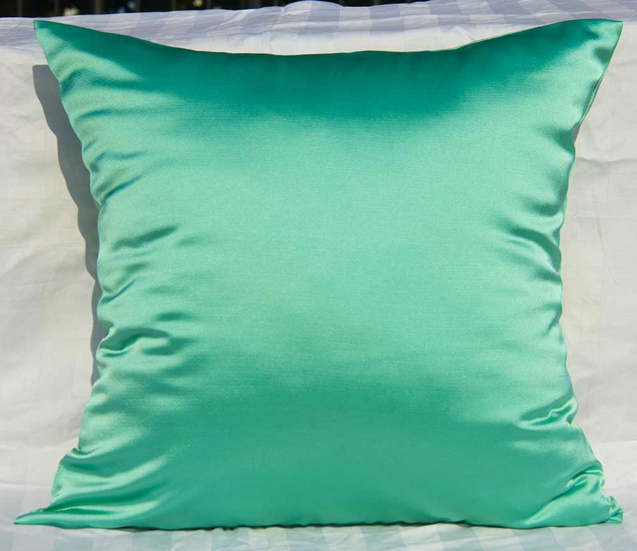 TangDepot Solid Heavy Satin Decorative Throw Pillow Cover